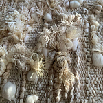 Круглый Вязанный Гобелен Абстракция Breath of Mist Wall Hanging варинант исполнения - 1 | Loft Concept в Волгограде