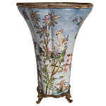 Фарфоровая ваза с изображением попугаев Eden Garden варинант исполнения - 2 | Loft Concept в Волгограде