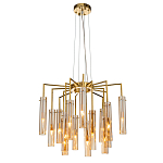 Люстра со стеклянными цилиндрическими плафонами Luminous Cylinders Amber варинант исполнения - 2 | Loft Concept в Волгограде