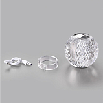 Настольная лампа с прозрачным шарообразным плафоном на цилиндрической подставке Crystal Globule варинант исполнения - 7 | Loft Concept в Волгограде