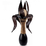 Настольная лампа черная INDONESIAN LAMPS 1 варинант исполнения - 1 | Loft Concept в Волгограде