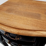 Тумба прикроватная из массива березы с 2-мя ящиками в стиле прованс Vintage варинант исполнения - 6 | Loft Concept в Волгограде