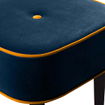 Квадратный мягкий пуф на черных ножках Winton Pouf Square варинант исполнения - 4 | Loft Concept в Волгограде