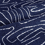 Мебельная ткань Букле синий цвет 140 см T3-8 варинант исполнения - 1 | Loft Concept в Волгограде