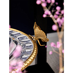 Чаша из прозрачного стекла с бронзовым ободком и фигурками бабочек Eden Garden варинант исполнения - 4 | Loft Concept в Волгограде