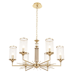 Люстра с 6-ю цилиндрическими стеклянными плафонами Jeanette варинант исполнения - 3 | Loft Concept в Волгограде