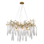 Люстра подвесная с прозрачными подвесками в форме капель Droplet Chandelier варинант исполнения - 3 | Loft Concept в Волгограде