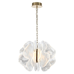 Люстра с крупными рельефным декором в виде лепестков 60 см Ethereal Bloom варинант исполнения - 3 | Loft Concept в Волгограде