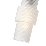 Подвесной светильник со стеклянным рифленым плафоном цилиндрической формы Eliara 13 варинант исполнения - 8 | Loft Concept в Волгограде