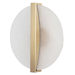 Бра с белым матовым стеклянным плафоном круглой формы Soft Glow Harmony варинант исполнения - 3 | Loft Concept в Волгограде