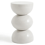 Приставной столик белого цвета Bead варинант исполнения - 1 | Loft Concept в Волгограде