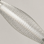 Люстра круглая каскадня с 5-ю плафонами из металлической сетки Mesh Lampshade Lighting варинант исполнения - 7 | Loft Concept в Волгограде