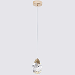 Подвесной светильник с хрустальным плафоном Esme Crystal Gold Hanging lamp варинант исполнения - 2 | Loft Concept в Волгограде