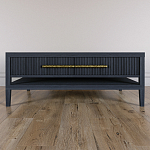 Кофейный стол Primo с двумя ящиками Черный дуб варинант исполнения - 2 | Loft Concept в Волгограде