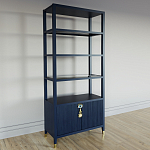 Стеллаж со стеклянными полками Elsa Dreams Blue варинант исполнения - 1 | Loft Concept в Волгограде