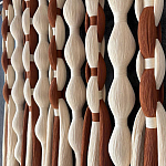 Дизайнерский Декор на стену с кисточками из хлопковых нитей wall panel Thread brushes варинант исполнения - 2 | Loft Concept в Волгограде