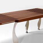 Дизайнерский раздвижной обеденный стол Poltronova Split Dining Table варинант исполнения - 4 | Loft Concept в Волгограде