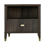 Прикроватная тумбочка с полкой Elsa Dreams Walnut  варинант исполнения - 6 | Loft Concept в Волгограде