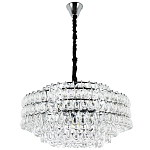 Люстра с хрустальными подвесками в виде капель Antoine Crystal Drops Chrome Chandelier 16 варинант исполнения - 2 | Loft Concept в Волгограде