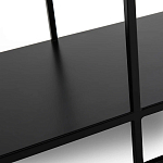 Ступенчатый стеллаж Menzie Steps Metal Rack Black варинант исполнения - 4 | Loft Concept в Волгограде