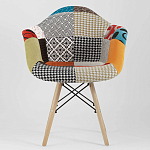 Стул с обивкой в стиле Patchwork варинант исполнения - 2 | Loft Concept в Волгограде