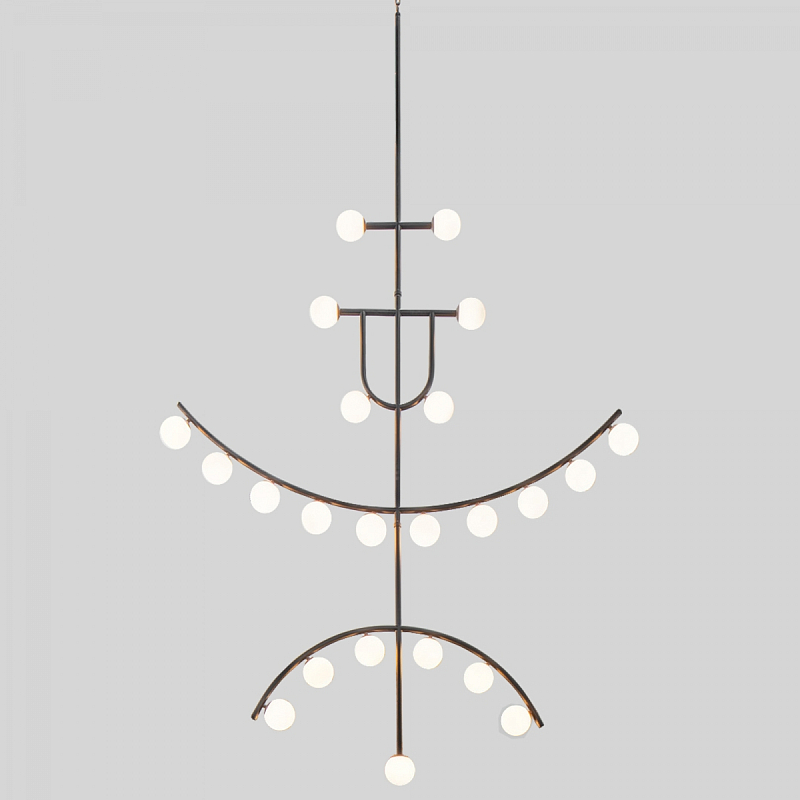 Люстра Fritz Hansen Chahdelier Черный Белый Люстра Fritz Hansen Chahdelier Черный Белый в Волгограде | Loft Concept