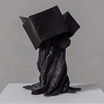 Скульптура «Окаменелый рост», Черный объект варинант исполнения - 1 | Loft Concept в Волгограде