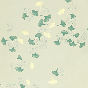 Обои ручная роспись Gingko Colourway SC-237 on grey painted Xuan paper