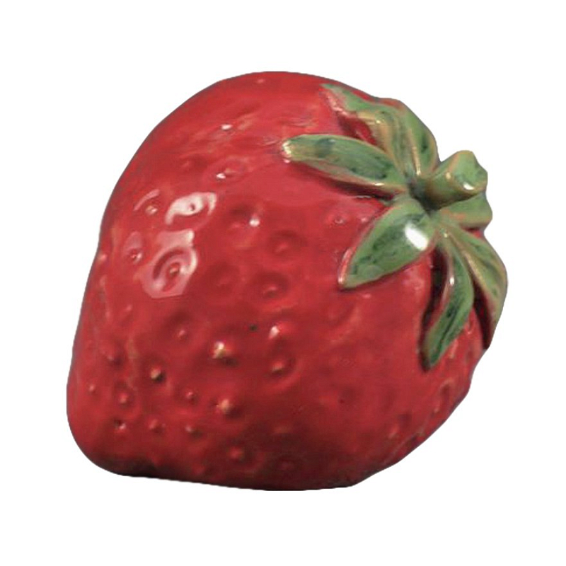 Статуэтка Porcelain Strawberries Красный Зеленый Статуэтка Porcelain Strawberries Красный Зеленый в Волгограде | Loft Concept