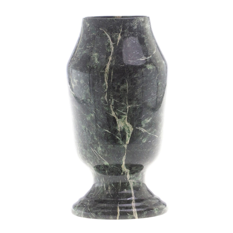 Ваза декоративная из камня змеевик Vase Serpentine Змеевик Ваза декоративная из камня змеевик Vase Serpentine Змеевик в Волгограде | Loft Concept