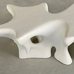 Кофейный стол природной формы Sirius White Coffee Table варинант исполнения - 1 | Loft Concept в Волгограде