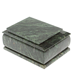 Шкатулка с зеркалом из натурального камня змеевик Stone Casket варинант исполнения - 5 | Loft Concept в Волгограде