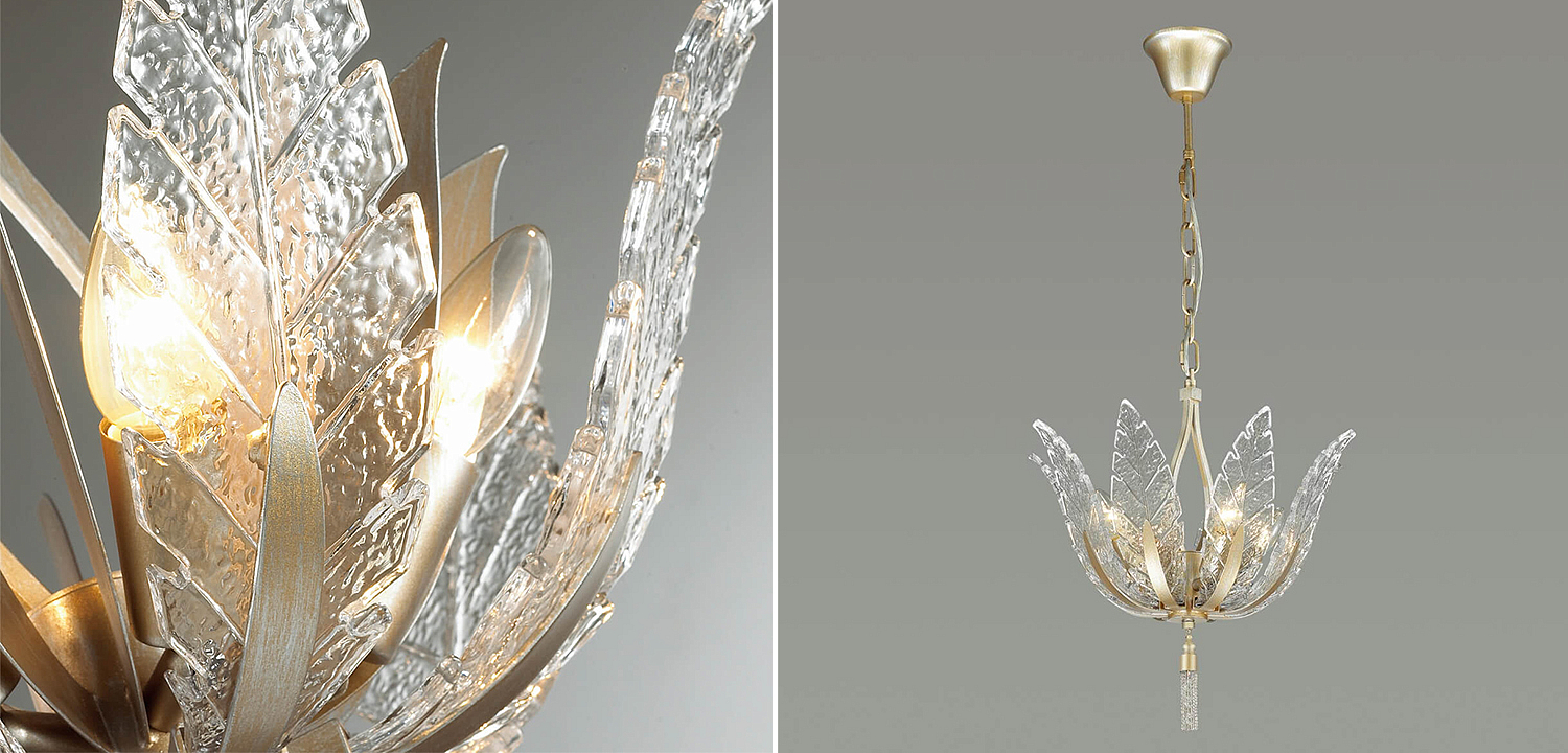 Люстра Glass Petals Chandelier 36 Люстра Glass Petals Chandelier 36 - Loft-Concept в Волгограде