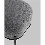 Пуф Стоун букле Fluffy темно-серый варинант исполнения - 3 | Loft Concept в Волгограде