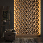 Гипсовая 3D панель с принтографией PM-46 варинант исполнения - 2 | Loft Concept в Волгограде