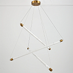 Светодиодная люстра Trumpet Tube Brass  варинант исполнения - 4 | Loft Concept в Волгограде