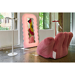 Дизайнерское плюшевое розовое кресло в форме руки Poltronova Joe Plush Taffy Pink Armchair варинант исполнения - 5 | Loft Concept в Волгограде