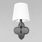 Бра с белым текстильным абажуром и фигурным основанием с зеркальной вставкой Vitorino варинант исполнения - 12 | Loft Concept в Волгограде