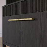 Стеллаж Primo с ящиками Темный орех варинант исполнения - 5 | Loft Concept в Волгограде