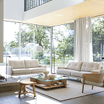 Кресло с каркасом из массива дуба Gallin Chair Boucle варинант исполнения - 8 | Loft Concept в Волгограде