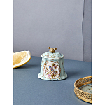 Шкатулка голубого цвета с рисунком и состаренным эффектом Eden Garden варинант исполнения - 7 | Loft Concept в Волгограде