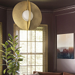 Подвесной светильник в форме золотых дисков Minimalist Lighting Fixture варинант исполнения - 3 | Loft Concept в Волгограде