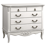 Комод белый из массива бука в стиле прованс White Provence варинант исполнения - 3 | Loft Concept в Волгограде