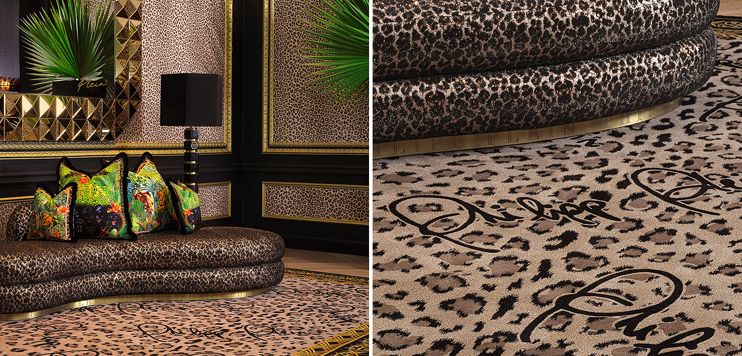 Ковер Philipp Plein Carpet Jungle 300 x 400 cm Коричневый Ковер Philipp Plein Carpet Jungle 300 x 400 cm Коричневый - Loft-Concept в Волгограде