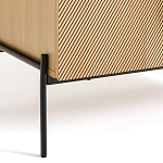 Шкаф с геометрическим рисунком на дверцах Anders Light Wood варинант исполнения - 6 | Loft Concept в Волгограде