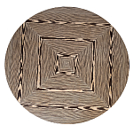 Столик журнальный круглый с полосатым узором Zebroids варинант исполнения - 7 | Loft Concept в Волгограде