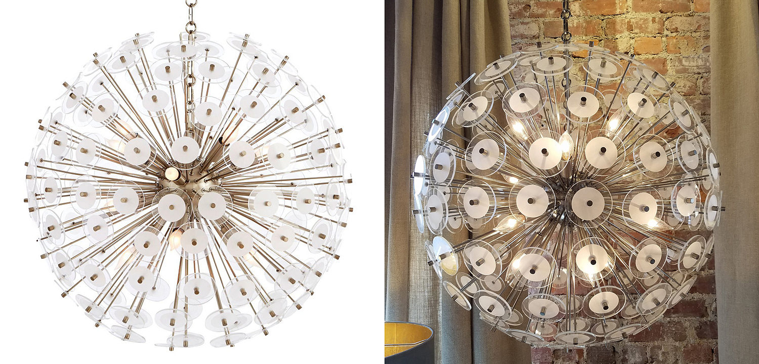 Люстра White Disco Glass Sputnik Chandelier 56 Люстра White Disco Glass Sputnik Chandelier 56 - Loft-Concept в Волгограде