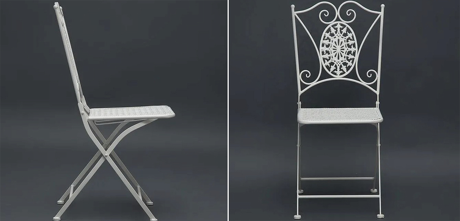 Стул Forged Patterns Eline White Стул Forged Patterns Eline White - Loft-Concept в Волгограде