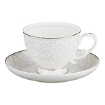 Чайный сервиз белого цвета из фарфора на 6 персон 15 предметов Floral Charm варинант исполнения - 1 | Loft Concept в Волгограде