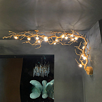 Потолочный светильник с настенным креплением в виде дерева Escape of Light варинант исполнения - 1 | Loft Concept в Волгограде